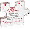Nuevo acrílico transparente transfronterizo para el Día de la Madre y San Valentín, manualidades acrílicas, decoración de escritorio
