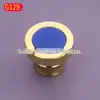Tampa de frasco de perfume de acrílico ABS preto em estoque 13 baioneta 15 baioneta tampa de resina cilíndrica com peso tampa magnética
