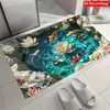 Venta Caliente Transfronteriza Felpudo Visual 3D Decoración Puerta de Entrada Felpudo para Entrada Resistente al Desgaste Resistente a la Suciedad Fácil de Limpiar Felpudo