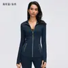 Top de yoga ajustado, chaqueta deportiva de fitness para mujer, prenda exterior para correr, nuevo modelo de otoño 2026