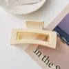 Pinza de tiburón grande coreana para el cabello, accesorio simple para recogido en la parte trasera de la cabeza, pinza de pelo de alta gama para mujer
