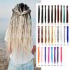 Listo para Usar del Fabricante Guirnalda Africana Dientes de Fantasma Compra Adicional Pelucas de Fibra Química Europeas y Americanas, Rastas, Cabello de Ganchillo, Pelucas de Rastas de Seda de Alta Temperatura