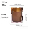 Novo frasco de vidro colorido para vela com galvanoplastia e banho de íons, garrafa de vidro spot, copo de vela para aromaterapia