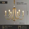 Lámparas de sala de estar de lujo, iluminación de comedor de alta gama, candelabros retro americanos y franceses, candelabros grandes de cristal para villas, lámparas de escalera
