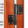 Bisagras de Baño Bisagras Desmontables de Aleación de Aluminio Aluminio Espacial Puerta de Cocina Puerta de Inodoro Puerta de Vidrio Bisagras Estilo Antiguo Sin Taladro