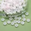 Acessórios Estéreo Flor Pequena Flor de Cerejeira Esmaltada 10mm Grampo de Cabelo Infantil Grampo de Cabelo DIY Acessórios de Joias com Contas da Dinastia Han