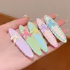 Pinza para el pelo lateral estilo coreano 2025 nuevo para mujer, de alta gama, a la moda, pinza dulce y linda para flequillo, pinza de pico de pato, accesorio para el pelo