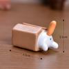 Animales codiciosos micro paisaje diy bonsái pequeños adornos cartón gato y perro lindos animales de resina accesorios de jardinería