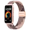 Adecuado para correas de reloj Huawei Band 8/9/10, estilo tejido magnético con longitud ajustable, pulsera accesorio de repuesto universal