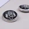 Botão de Metal com Gota de Óleo Águia Britânica Botão para Blazer College Casaco Casaco Fivela Versátil para Cardigã Suéter Top Masculino e Feminino