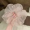 Elástico para el pelo elegante y lujoso para el uso diario, no aprieta el cabello, nuevo estilo con un look relajado y elegante para mujeres