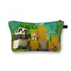 Bolsa cosmética de Minecraft más vendida, bolsa de almacenamiento portátil de gran capacidad para niños, linda bolsa de aseo, cantidad mínima de pedido de una pieza