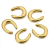 Pingente de ferradura em forma de U de aço inoxidável pingente simples de chifre de aço titânio acessórios para pingente de pulseira e colar DIY atacado