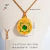 Tienda de Oro Puzuo Mismo Estilo Arena Dorada Accesorios DIY Colgante de Mandala de la Fortuna Incrustado de Diamantes Cadena para Suéter Chinoiserie Nueva