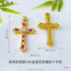 Collar Colgante Cruzado de Brillo Fino Popular en Xiaohongshu Accesorios de Alta Gama para Mujer Incrustado con Exquisita Pieza Única Envío Directo al por Mayor