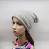 Alibaba al por mayor Sombrero de punto de pelo estilo europeo y americano para hombre Nuevo Sombrero plisado de moda Cubrecabezas de confinamiento para mujer para Heattech