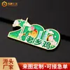 Imanes metálicos personalizados para refrigerador para atracciones turísticas y restaurantes en ciudades chinas, imanes metálicos para refrigerador culturales y creativos corporativos y escolares