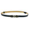 Cinturón Delgado de Hebilla Vintage Versátil Simple Moda Ins Ajustable Decorativo Cinturón Retráctil para Mujer