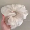 Scrunchie de Gasa de Color Sólido Simple y Elegante Malla para Cola de Caballo Cuerda para el Cabello Banda Elástica Accesorio para el Cabello