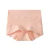 Calzones de Algodón Puro para Mujer de Tiro Alto Antibacterianos de Algodón Completo con Entrepierna Extendida 2026 Nuevo Otoño/Invierno Control de Abdomen Sin Costuras Triángulo
