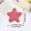 Pegatinas de Tela Bordadas Estrella de Cinco Puntas Bordada Accesorios para Ropa Infantil Pegatinas Parche para Agujeros Decoración de Funda de Teléfono Móvil Paquete de Materiales DIY Venta al por Mayor