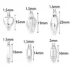 Conector de Pulseira Ccb com Duas Argolas Cor Conservada Galvanizado Conector Duplo para Pingente Pequeno Pingente DIY Acessórios para Joias Feitas à Mão