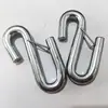 Gancho en S electrogalvanizado material de alta resistencia eslabón de gancho simple anillo de cable de acero cadena resistencia alta tensión