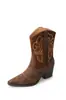 Nuevo Estilo~Botas Vaqueras Bordadas Estilo Retro para Mujer Estilo Otoño e Invierno 2026 Estilo Europeo y Americano Botas Vaqueras Botas de Moda