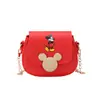 Bolso Cruzado Nuevo de Niños Primavera 2020 Bolso de Niños Lindo de Dibujos Animados Coreanos Bolso de Accesorios para Niñas Bolso de Hombro Estampado