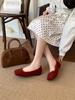 Estilo Influenciador da Internet Novos Sapatos Femininos de Primavera com Laço, Sapatos Baixos Estilo Coreano para Mulheres, Sapatos Confortáveis de Solado Macio para Vovó para Uso Externo