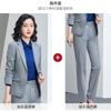 Traje de Negocios Gris para Mujer, Primavera, Otoño e Invierno, Traje de Hotel de Negocios, Traje de Chaleco, Ropa Formal de Trabajo, Mismo Estilo para Hombres y Mujeres