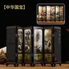 Pintura Facial de Ópera de Pekín Laca Estilo Antiguo Pantalla Pequeña Adorno Características Chinas Regalo para Extranjeros Pequeño Regalo Artesanía Popular