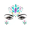 PARTYJOY artículo de venta caliente transfronterizo pegatinas de gemas para la cara pegatinas para cejas pegatinas faciales autoadhesivas de diamante pegatinas faciales para carnaval musical Halloween