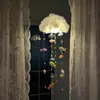 Kit de Materiales para Colgante de Carrillón de Viento de Peces Brillantes en Forma de Nube Estilo Ins Decoración Colgante Sanadora Regalo para Parejas y Mejores Amigos Regalo de Cumpleaños