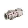 Acoplamiento de Conexión Rápida Resistente a la Presión y a la Corrosión de Doble Virola de Acero Inoxidable Ss316 Ss304 Marca Roke