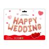 Empaque de Tarjeta de Papel Fabricante Transfronterizo Venta al por Mayor Decoración de Boda Happywedding Accesorios de Fotografía para Habitación de Boda Globos de Película de Aluminio