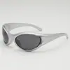 Gafas de Sol para Chicas Calientes Y2K Europeas y Americanas Transfronterizas Estilo Punk para Hombres y Mujeres Geniales para Exteriores y Montar Ins
