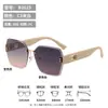 Gafas de Sol Cuadradas Sin Marco que Cambian de Color Transfronterizas para Mujer, Gafas de Sol de Alta Gama, Nuevas Gafas de Moda 2026, Gafas de Sol