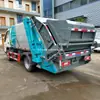 Exportar gancho de placa azul-braço caminhão de lixo, lixeira, caminhão de limpeza de saneamento 5,5 metros cúbicos, novo desconto no compactador de lixo