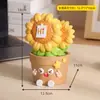 Nuevos regalos creativos, adornos de escritorio de oficina con ricas flores, cura la descompresión, artesanías decorativas de resina, pequeños adornos al por mayor