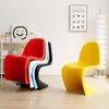 Silla Minimalista de Estilo Nórdico para el Hogar, Silla de Comedor Moderna Trendy Ins, Silla de Diseñador, Apilable Creativa de Ocio Silla Pan Dong