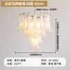 Candelabro de Lujo Ligero Estilo Francés para Sala de Estar, Candelabro Grande de Vidrio Hecho a Mano Estilo Retro Americano para Escaleras de Herradura, Luminaria para Dormitorio Principal y Comedor