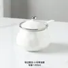 Lujo Ligero y Lindo Diseño de Moño, Tarro de Cerámica de Gran Capacidad para Condimentos con Tapa, Tarro para Manteca con Borde Resistente a Altas Temperaturas para Cocina, Tarro para Chiles