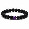 Conjunto de Casal Olho de Tigre Ametista Lápis Lazúli Natural Pedra de Areia Azul Pulseira Cruzamento Fronteiriço Amazon Venda Quente Joias