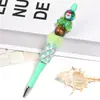 Nuevo Estilo Manchado Estilo Antiguo Pintura de Laca Dorada Cuentas Acrílicas Bolígrafo de Cuentas DIY Cadena para Teléfono Móvil Collar Accesorios de Joyería Cuentas Sueltas