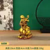 Ornamento de macaco em latão, macaco auspicioso, macaco do zodíaco, decoração para casa e escritório, macaco em formato de pêssego, presente de inauguração de loja