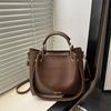 Bolso Tote Retro de Alta Gama para Mujer Primavera y Verano Combinación Versátil para Viajes al Trabajo, Hombro, Cruzado, Gran Capacidad, Portátil, Tipo Cubo