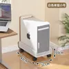 Soporte Móvil para Chasis de Torre de Computadora Estante de Colocación de Chasis Base Pequeña de Escritorio con Ruedas para Estante de Almacenamiento de Computadora