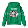 Sudadera con Capucha de Color Sólido Estampada con Letras Primavera y Otoño Ropa de Forro Polar para Niños con Bolsillo Top con Logo Fijo