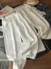 ¡Estilo dinero viejo! ¡Guárdalo para ti! Pantalones anchos de ramio lavados, pantalones casuales, pantalones relajados de algodón y lino, nuevos pantalones casuales para mujer